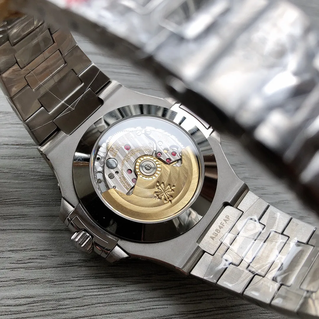 【Top Replica】💰6400! Patek Philippe -PATEK PHILPPE Sporty and elegant 5726/1A-010 🎮R40 Nautilus Annual Calendar Moon Phase Watch 5726 Series 1. PF factory disassembled the genuine watch and scanned the mold to open it The shell parts can be installed interchangeably with the genuine product. The structure of the watch case is the same as the genuine one. The holes on the shell are beveled. When the screws are turned in, they will move downwards to tighten the front cover. The three-layer waterproof ring screw-in crown makes the watch case super waterproof. 2. In the replica movement 3.0 era, the imported 9015 movement was used to modify the Cal. 324 S QA LU 24 H movement. There is no plywood on the movement. The movement is directly modified without increasing the thickness of the movement. The thickness of the entire watch is only 11mm (directly changing the movement requires ordering the movement in large quantities. The cost of ordering thousands at a time is huge. The non-market 2.0 plywood movement that sacrifices thickness can be compared) 🎮3. The steel band has good texture, can be bent flexibly, and is comfortable to wear. It does not have a deep bending range like some versions on the market. It cannot be worn on small wrists and the strap cannot be bent. The buckle is made of spring steel and has good elasticity. 4. Functions include three-hand time display, month and week calendar display, moon phase 24h display, the function is real and usable, the quick adjustment position of month and week is different from other versions on the market, and remains consistent with the original [PF] watch factory allows you to buy it at a fraction of the price! Enjoy the 95% authentic experience! 🎮Sanjie exquisitely recommends men’s Swiss fully automatic mechanical movement SJ carefully designed for you to take ultra-realistic photo shoots